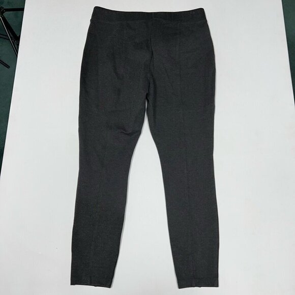 Old Navy Womens Stevie Skinny Pants Gray Mid Rise Elastic Waist Stretch Knit L - Picture 5 of 10